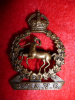 S9 - Royal Canadian Army Veterinary Corps Officer's Bronze KC Cap Badge  